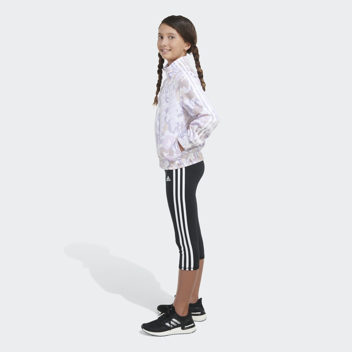 Adidas Long Sleeve AOP 3-Stripe Tricot Jacket. 6