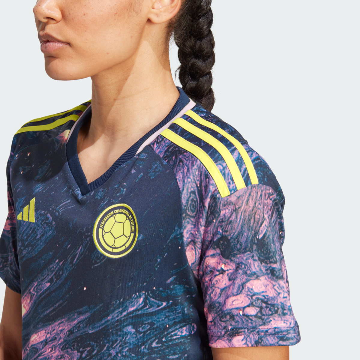 Adidas Camiseta segunda equipación selección femenina Colombia 23. 13