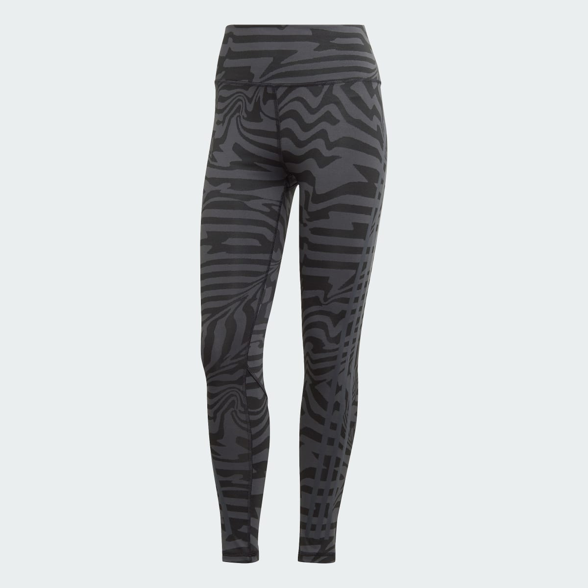 Adidas Legging en jacquard Optime TrainIcons 3-Stripes. 5