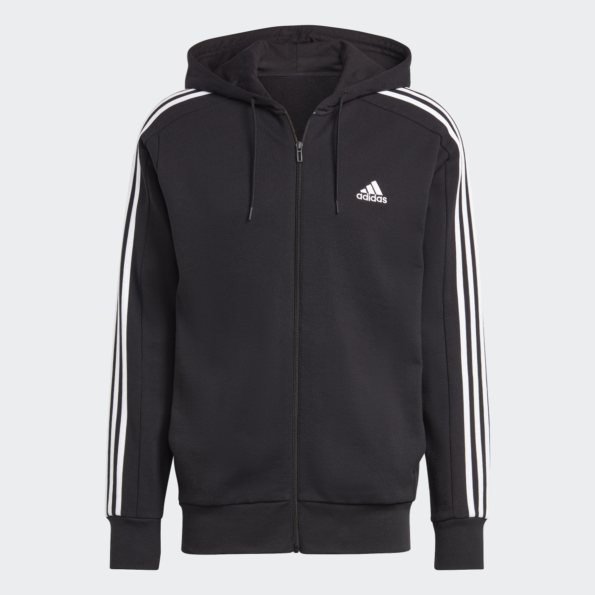 Adidas Chaqueta con capucha Essentials French Terry 3 bandas. 5