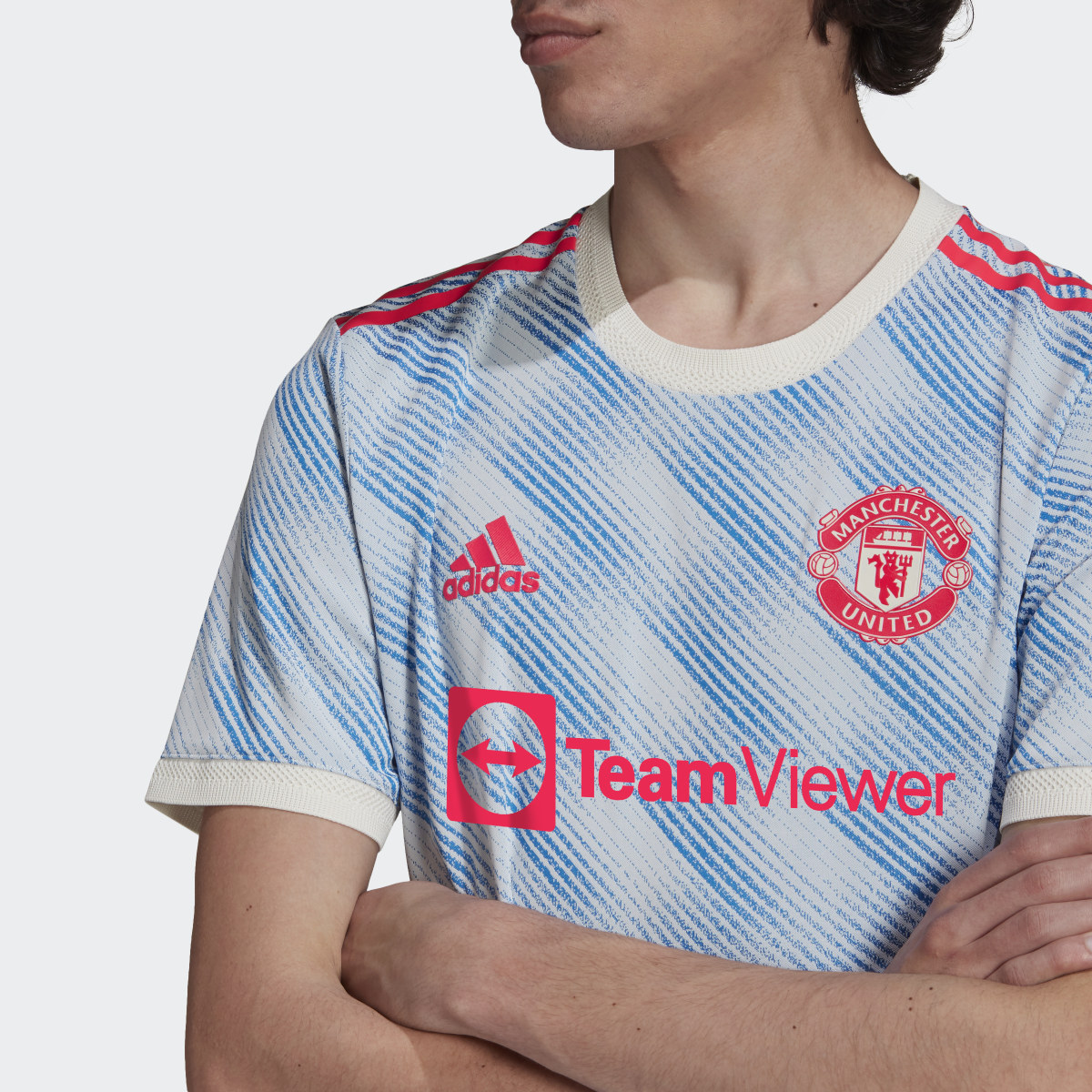 Adidas Camiseta segunda equipación Manchester United 21/22 Authentic. 8