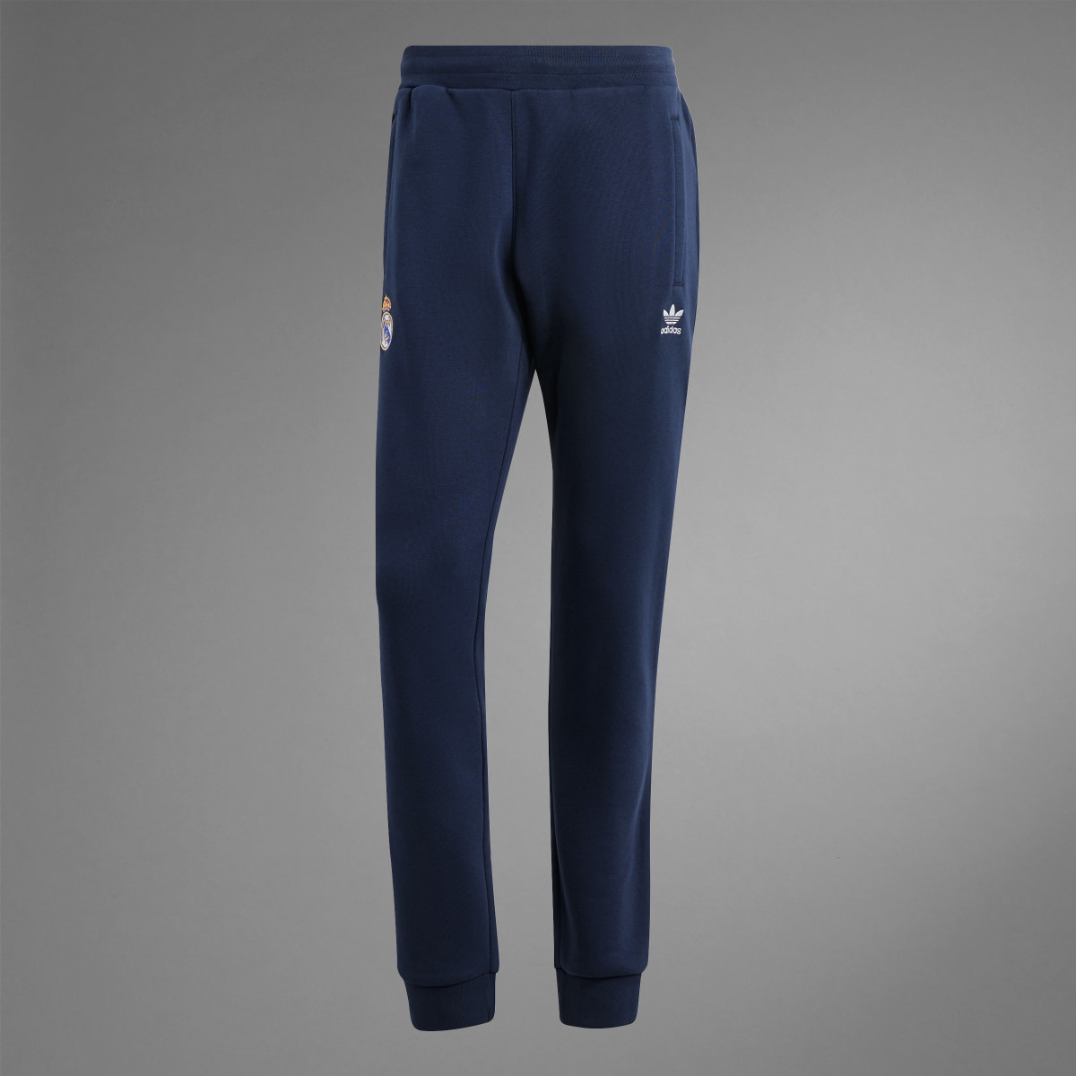 Adidas Real Madrid Essentials Trefoil Tracksuit Bottoms. 9