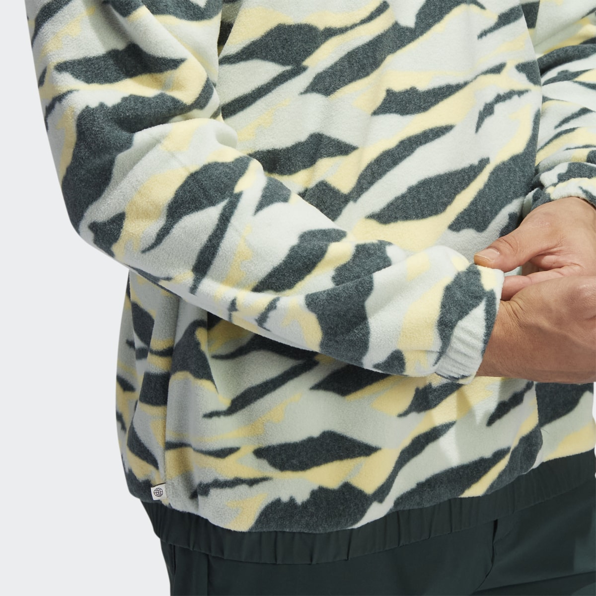 Adidas Texture-Print Crew Sweatshirt. 7