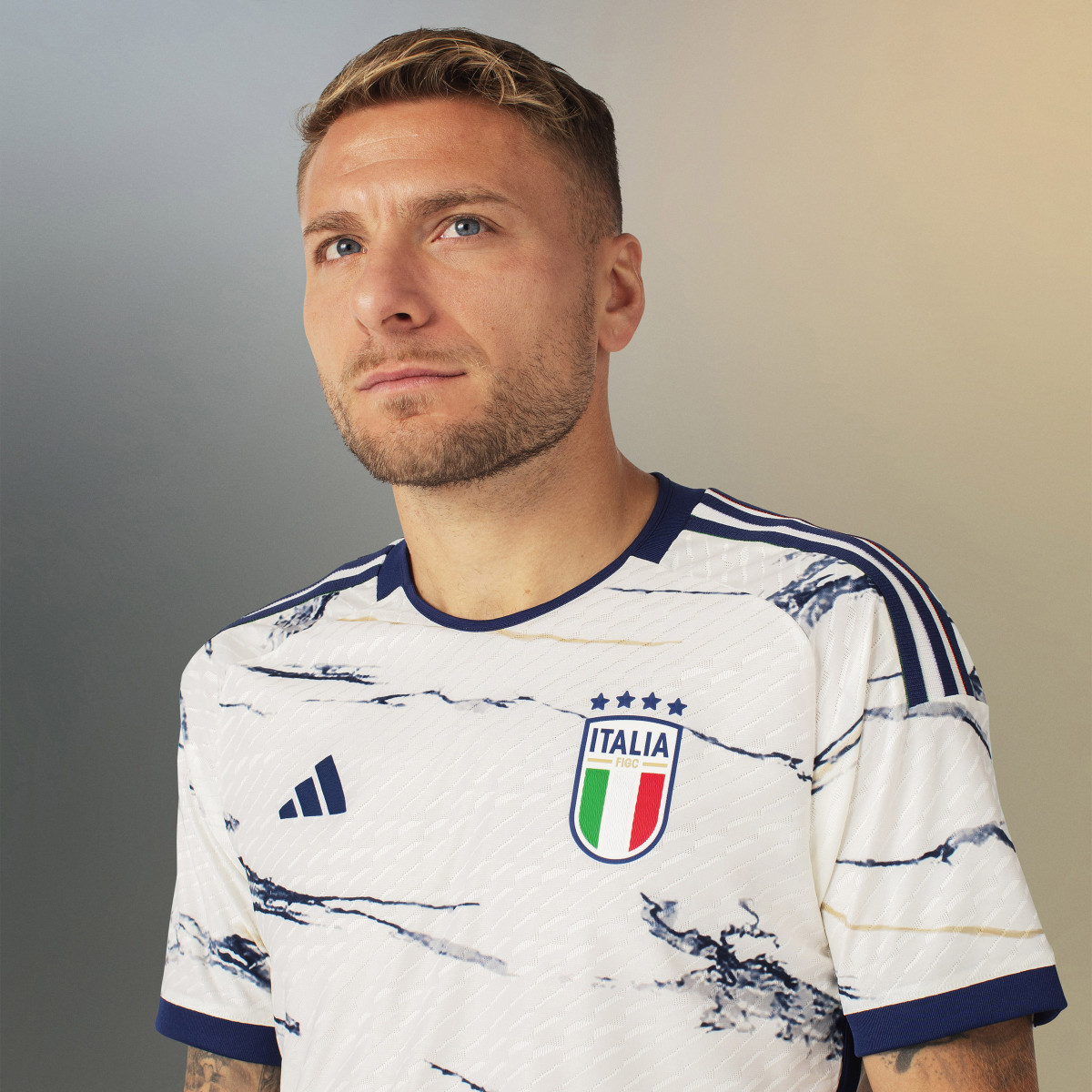 Adidas Italy 23 Away Authentic Jersey. 11