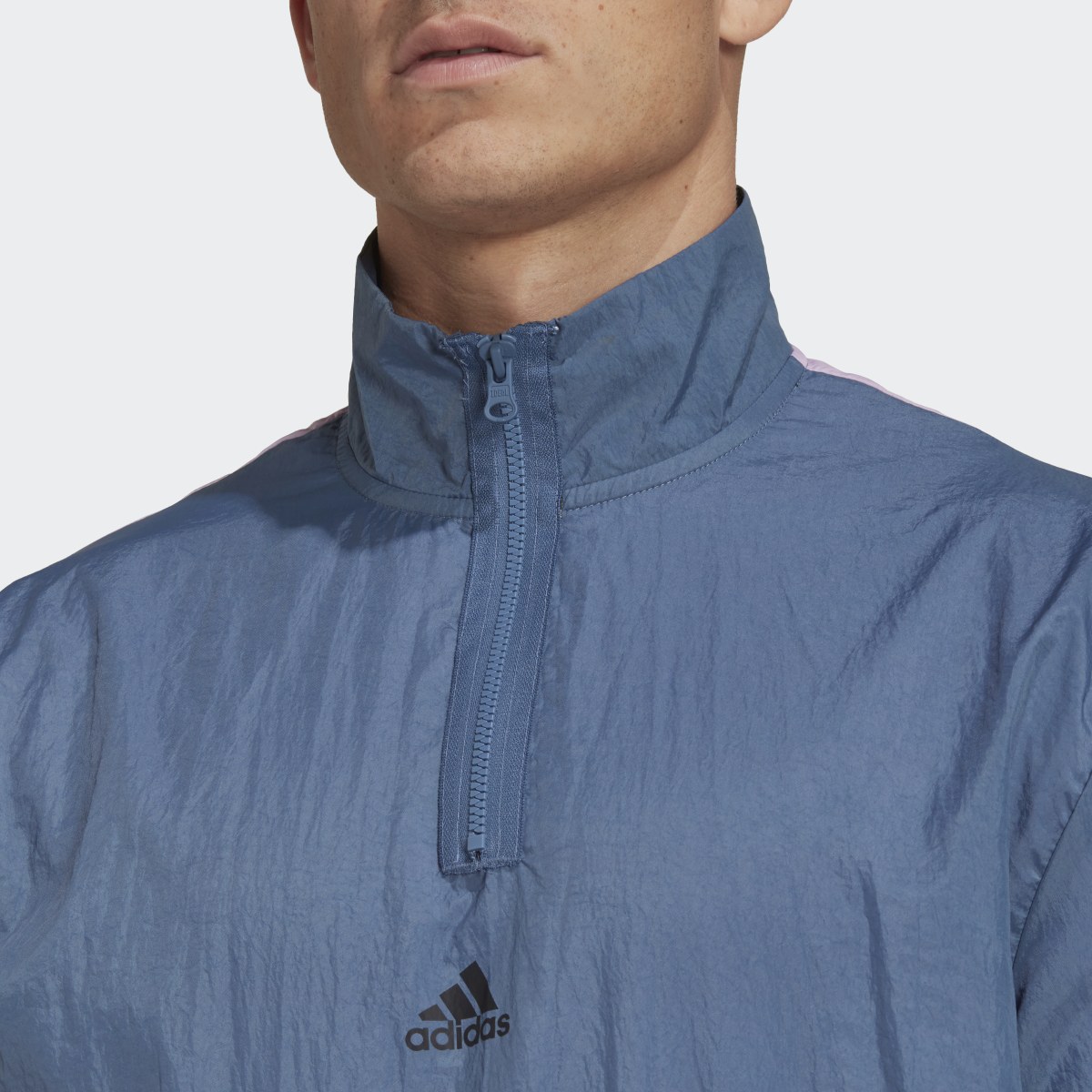 Adidas Felpa Future Icons 3-Stripes Woven 1/4 Zip. 6