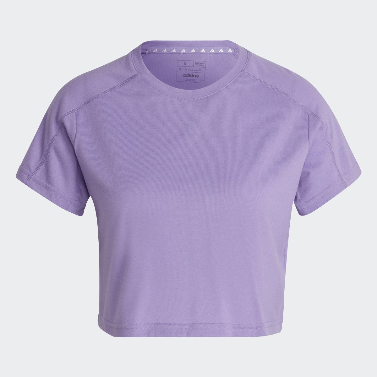 Adidas Playera Corta AEROREADY Train Essentials 3 Franjas Logo. 5