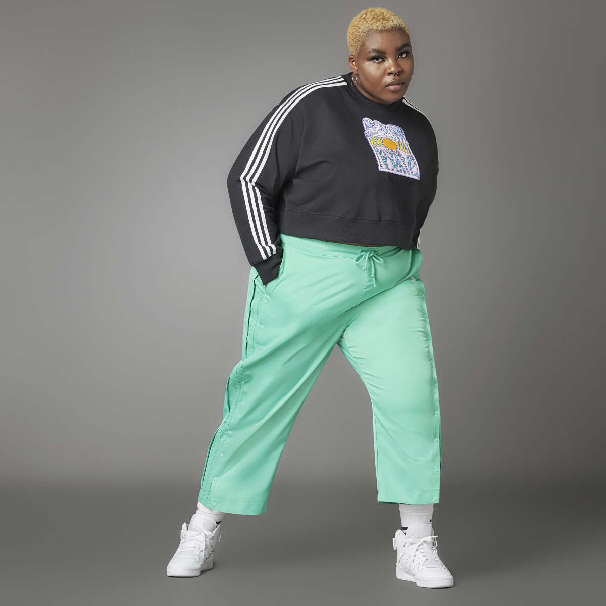 Adidas Always Original Oversized Crew (Plus Size). 5