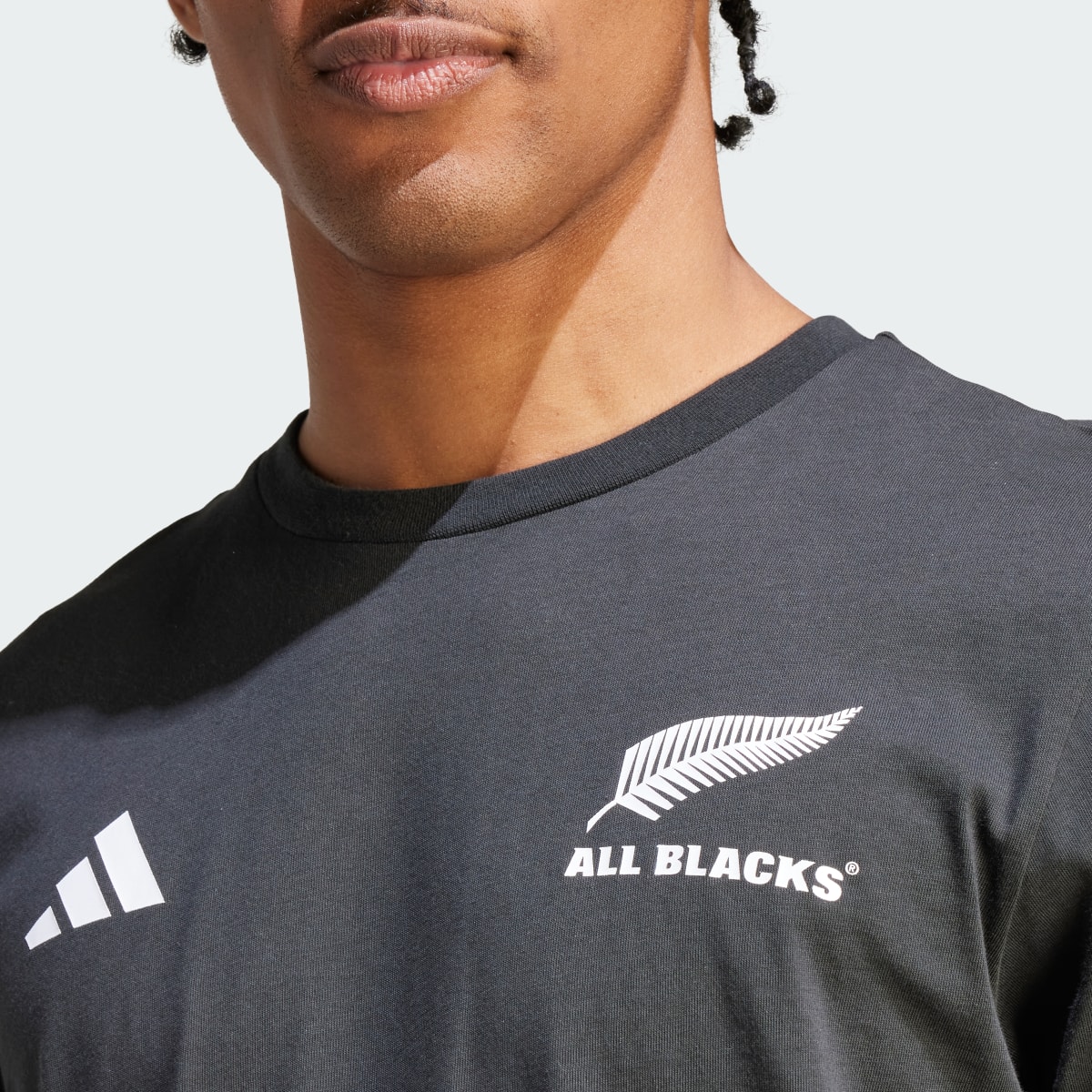 Adidas All Blacks Rugby Cotton T-Shirt. 7