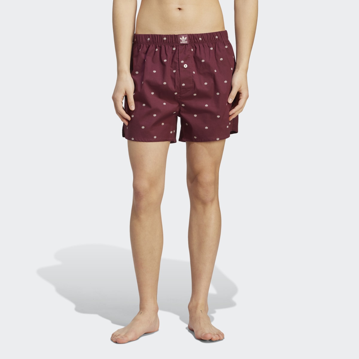 Adidas Boxer Comfort Core Cotton Icon Woven Underwear (Confezione da 2). 4
