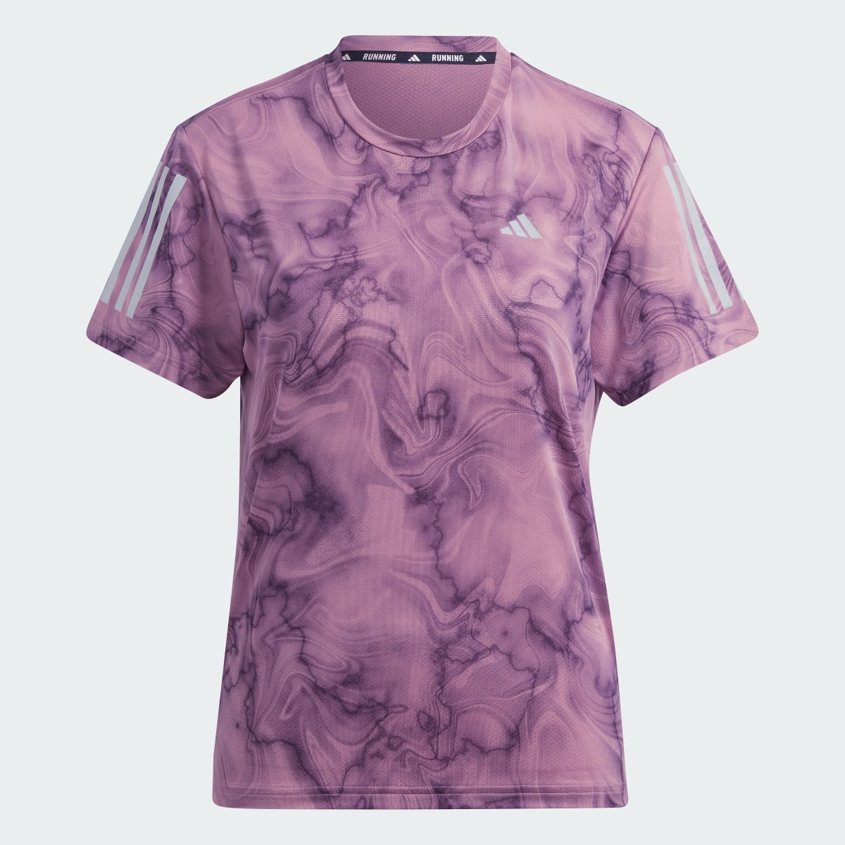 Adidas Own the Run Allover Print Tee. 5