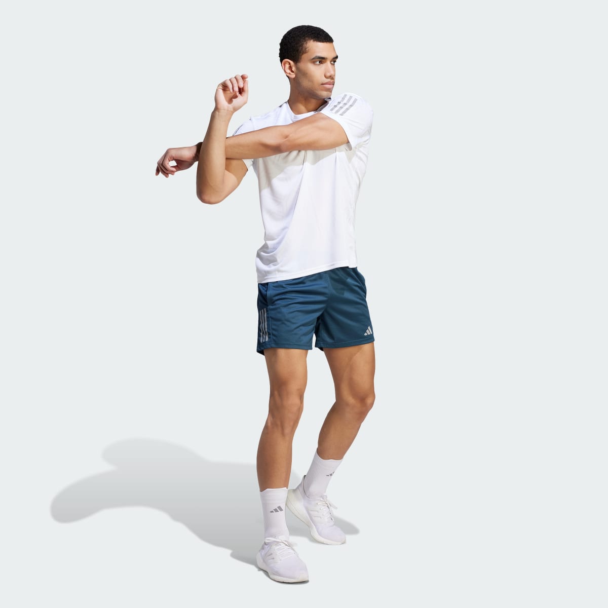 Adidas Own the Run Carbon Measured T-Shirt. 4