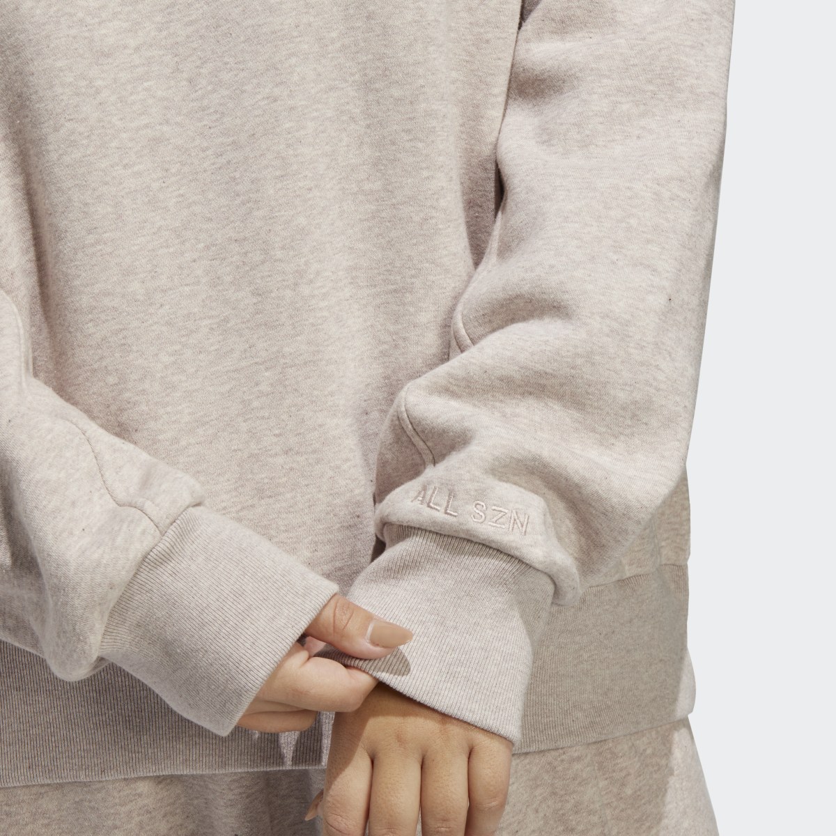 Adidas ALL SZN Fleece Sweatshirt (Plus Size). 7