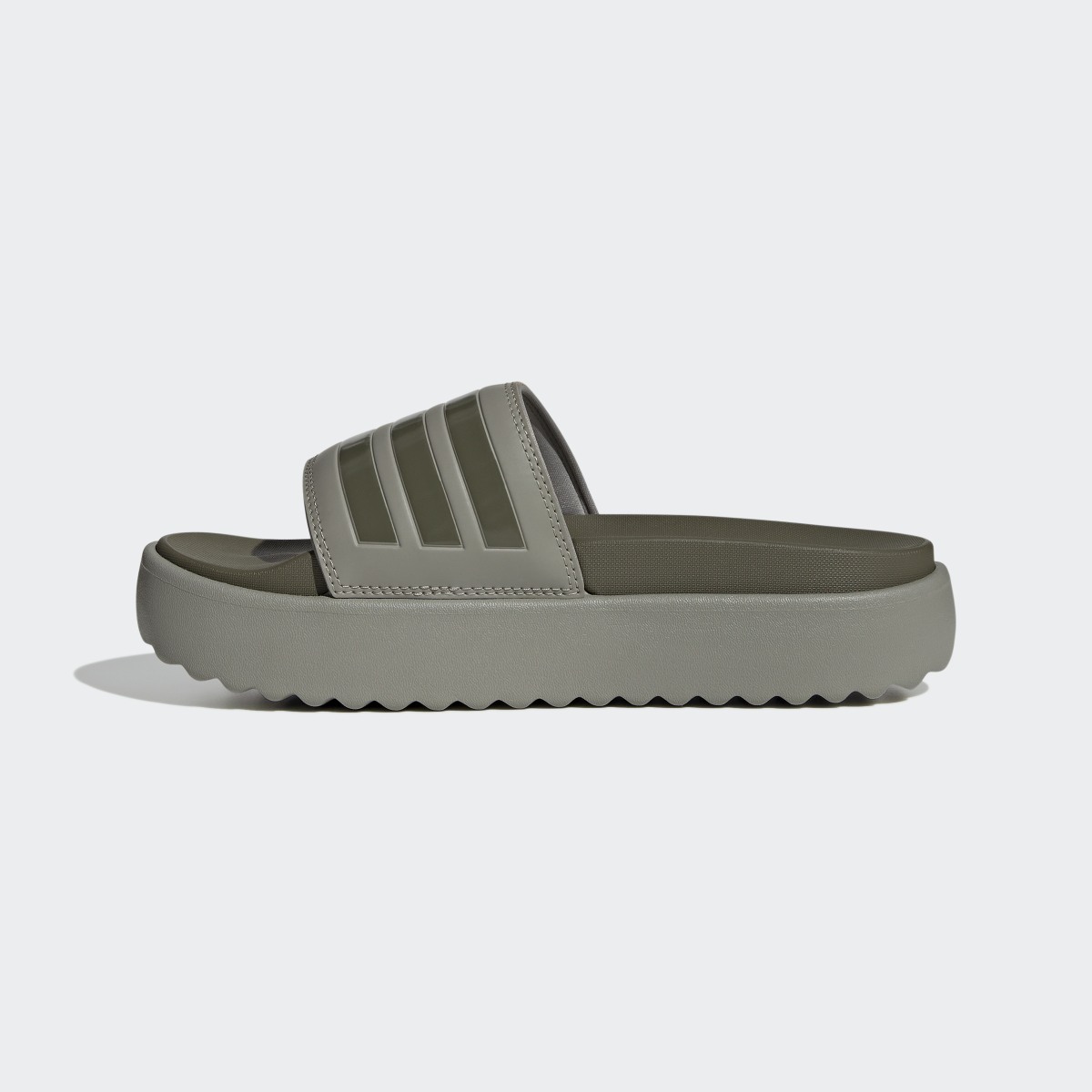 Adidas Adilette Platform Slides. 7