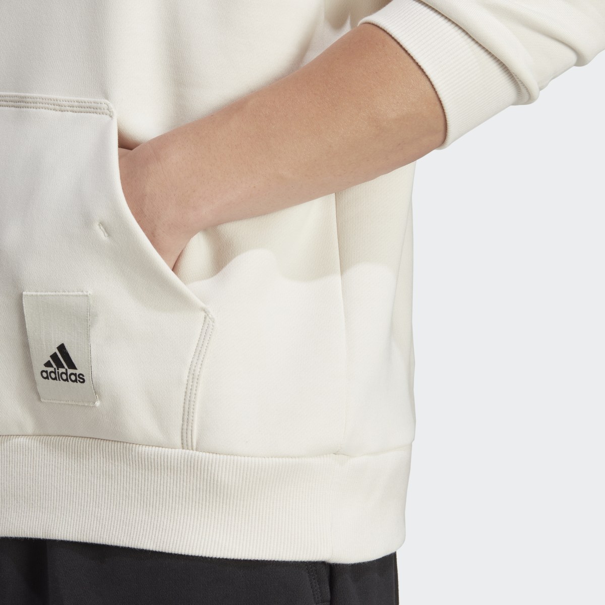 Adidas Felpa con cappuccio Lounge Fleece. 6