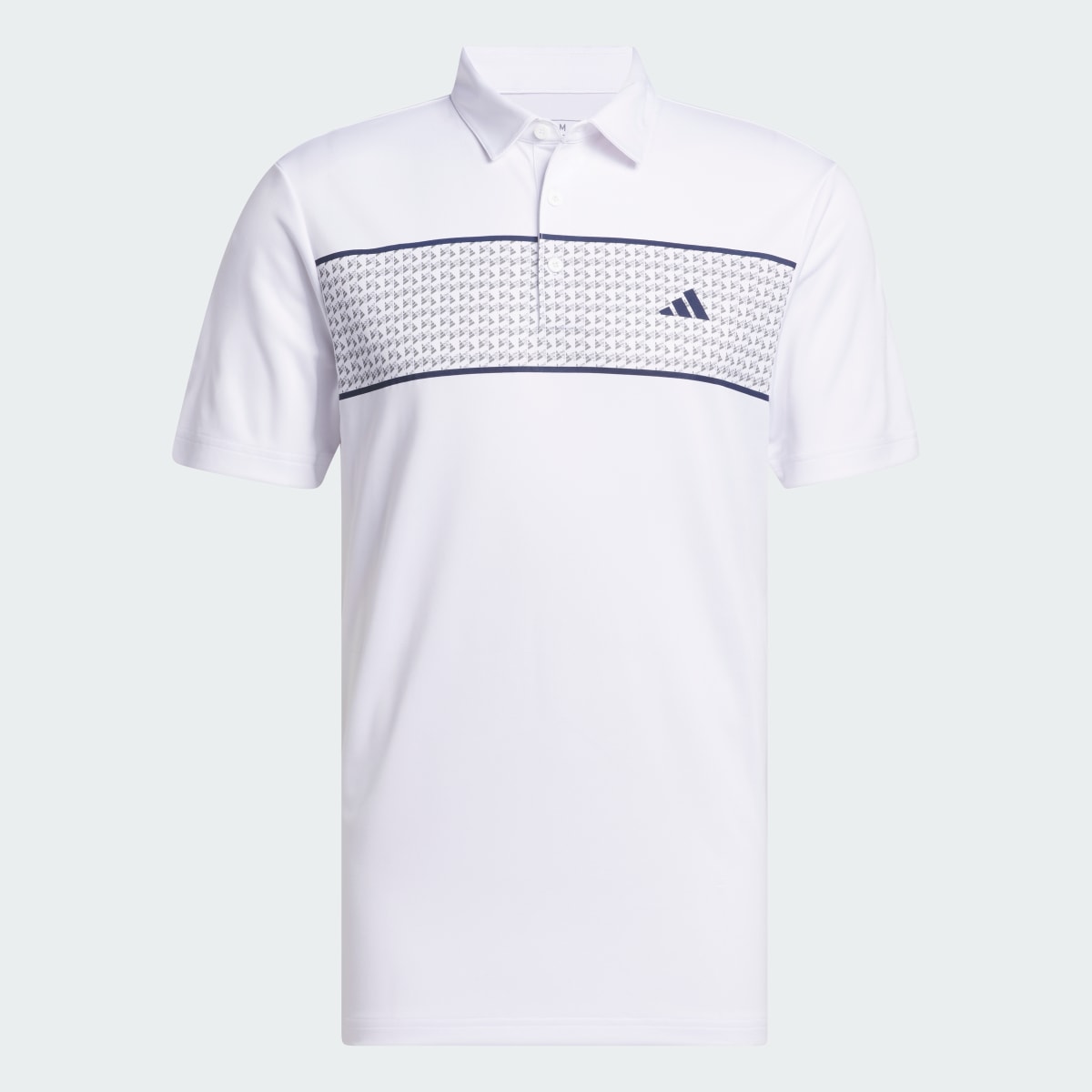 Adidas Chest Stripe Polo Shirt. 5