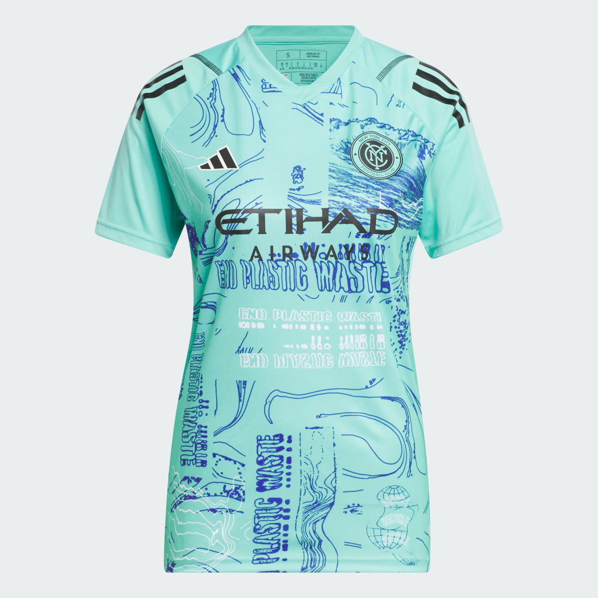 Adidas New York City FC One Planet Jersey. 5