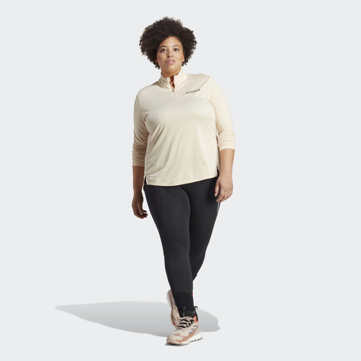 Adidas Camisola com Meio Fecho Multi TERREX (Plus Size). 6