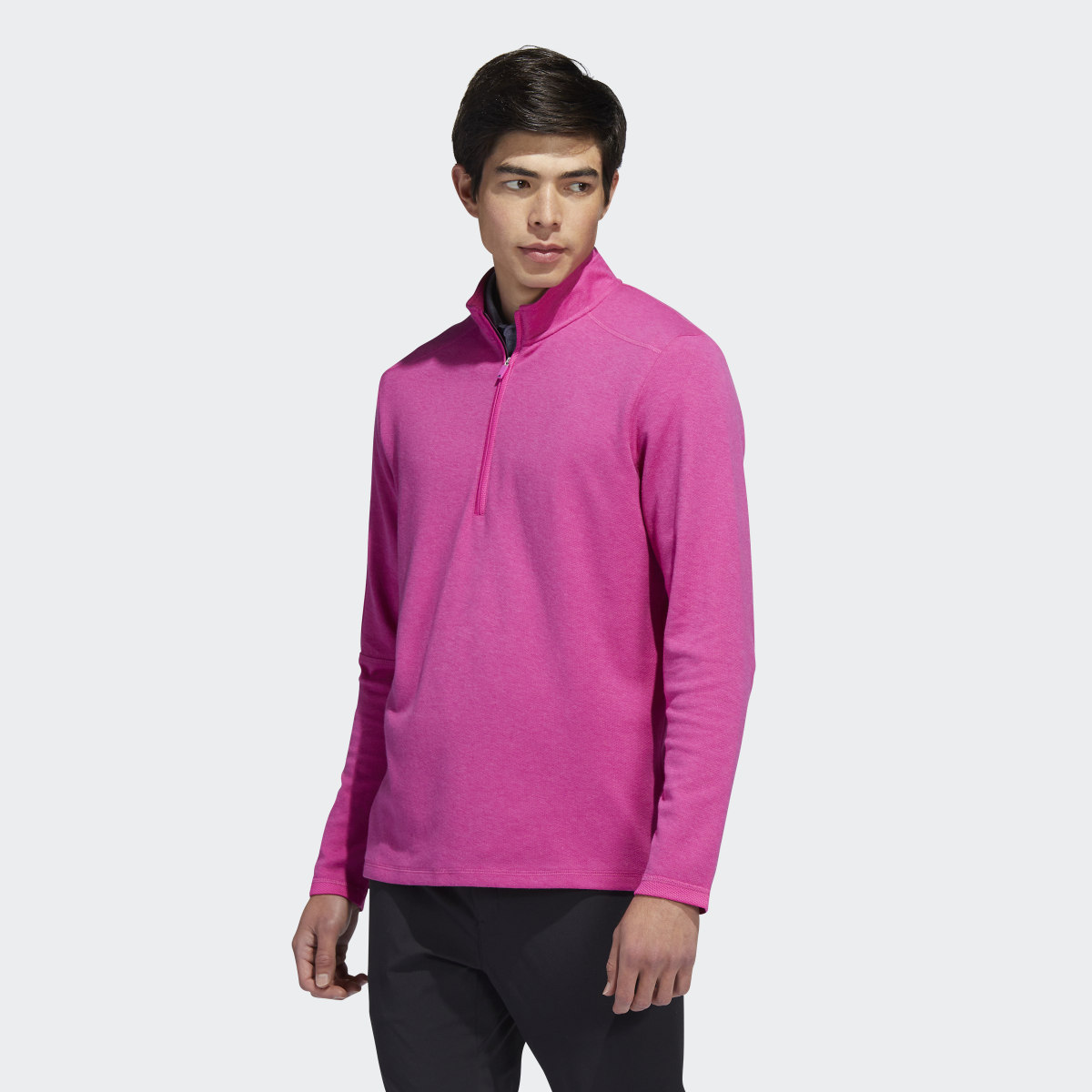 Adidas 3-Stripes Quarter-Zip Pullover. 4