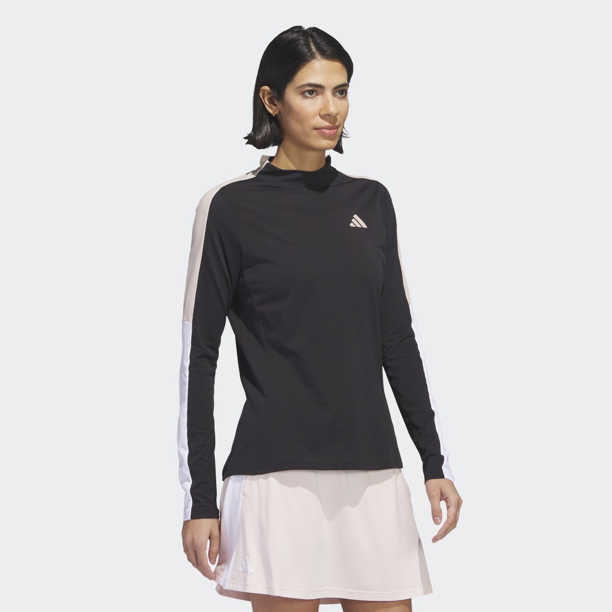 Adidas Made With Nature Mock Neck Long-Sleeve Top. 4