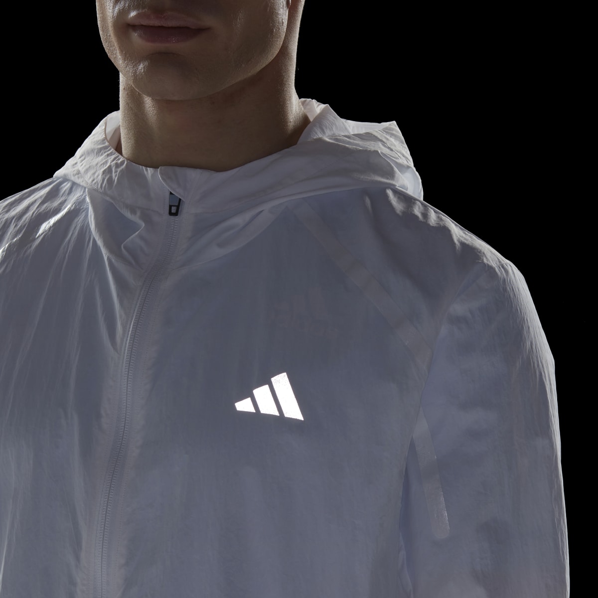 Adidas Marathon Warm-Up Running Jacket. 9