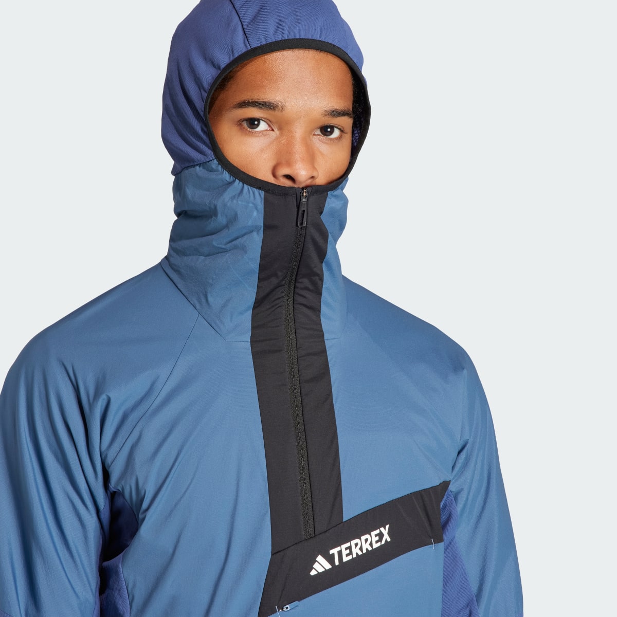 Adidas Techrock Ultralight 1/2-Zip Hooded Fleece Jacket. 10
