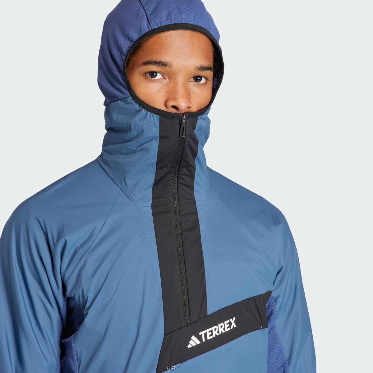 Adidas Veste ultralégère en molleton à capuche et demi-zip Techrock. 10