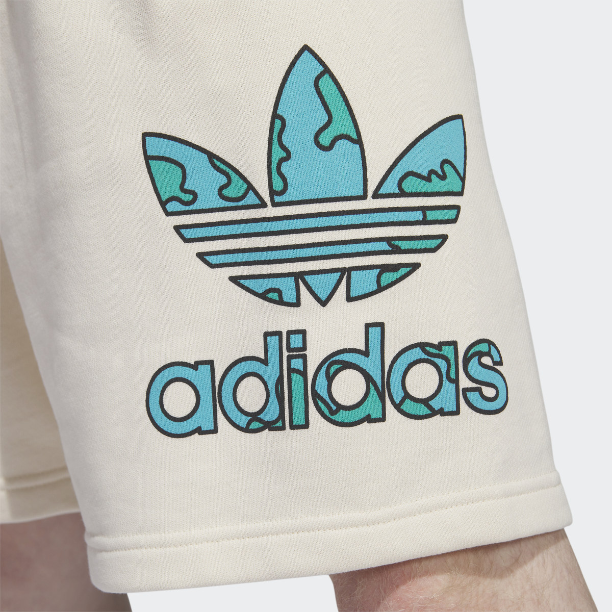 Adidas Shorts Stacked Trifolio Earth. 5