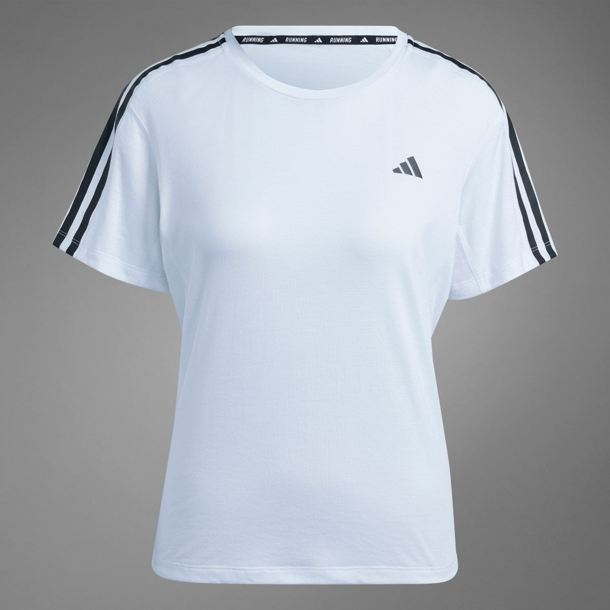 Adidas Own the Run 3-Stripes Tee. 9