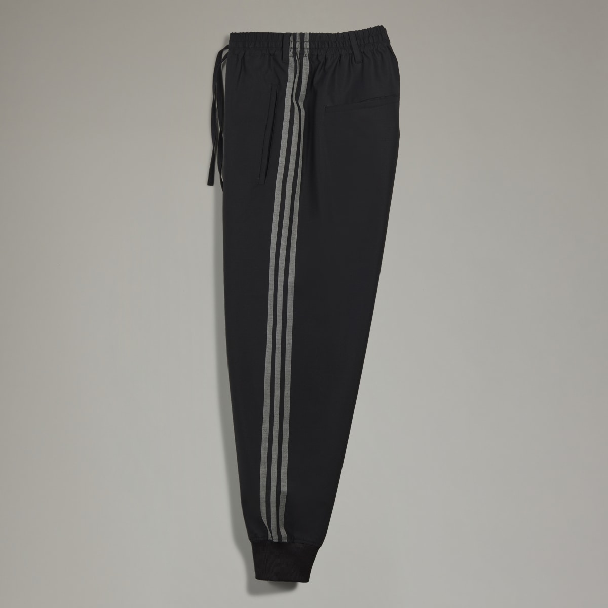 Adidas Y-3 3-Stripes Refined Wool Cuffed Pants. 5