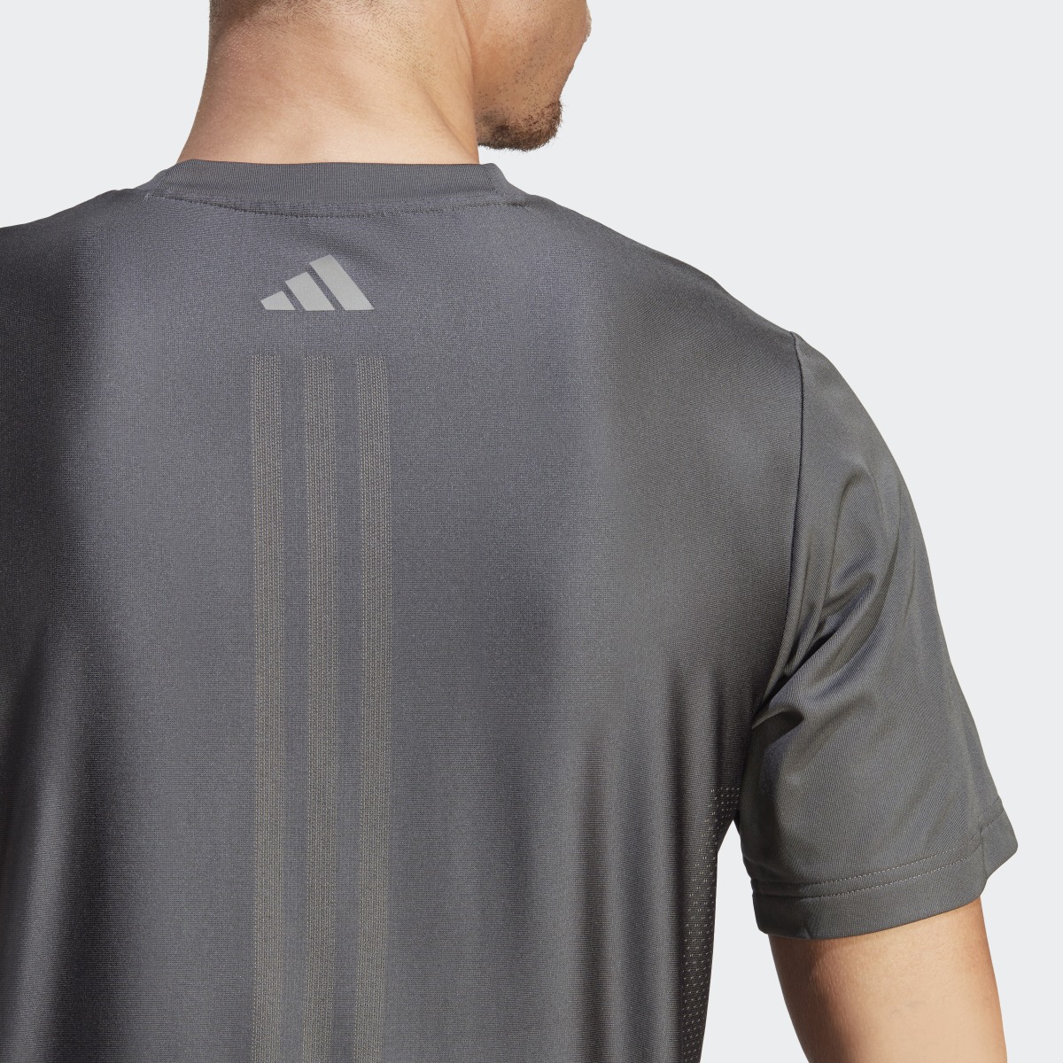 Adidas HIIT Workout 3-Stripes Tişört. 8