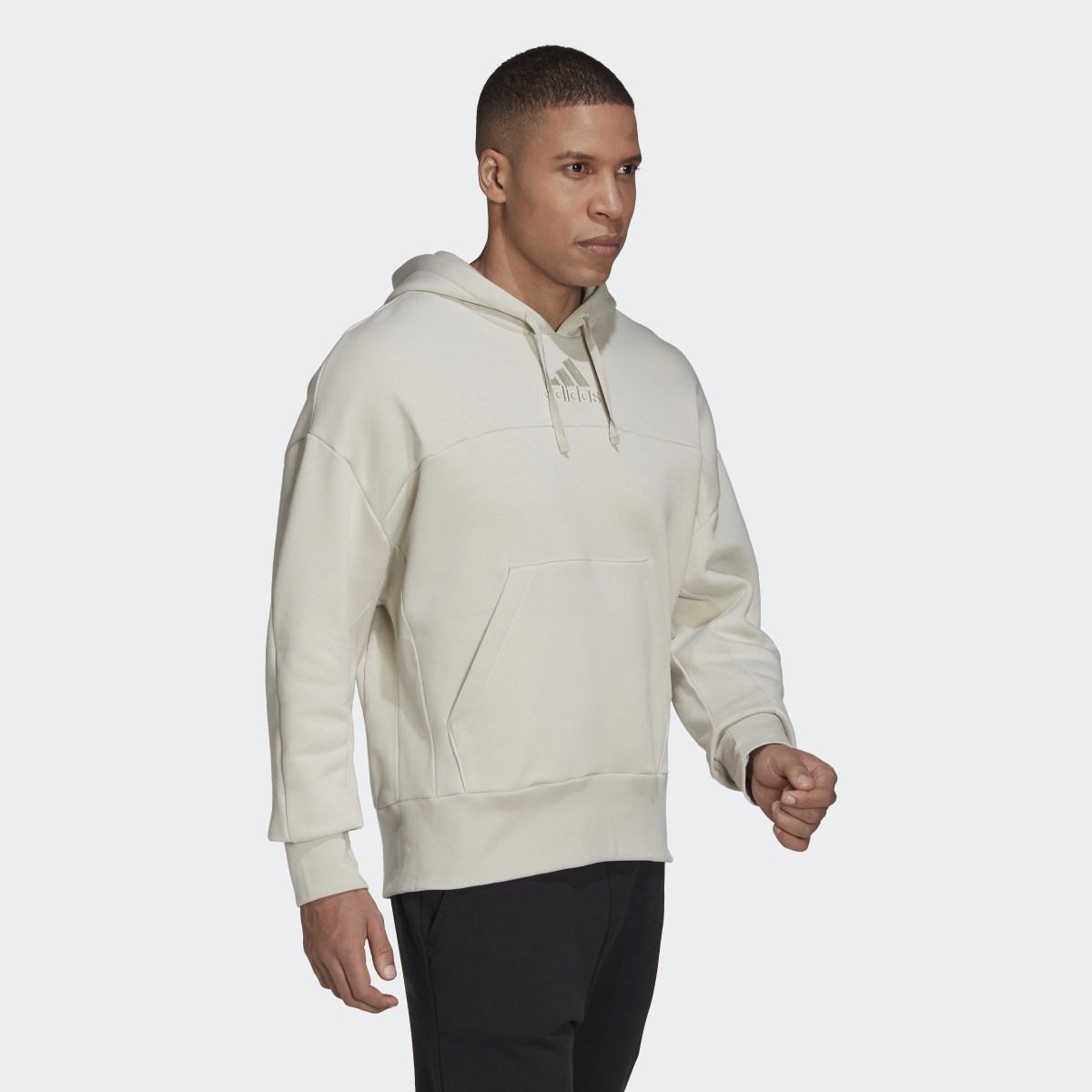 Adidas Studio Lounge Fleece Hoodie. 5