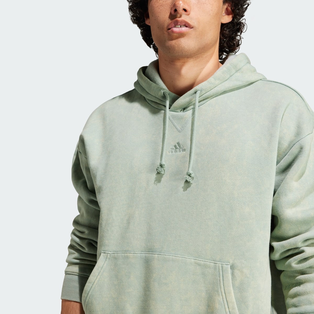 Adidas ALL SZN Garment-Wash Hoodie. 6