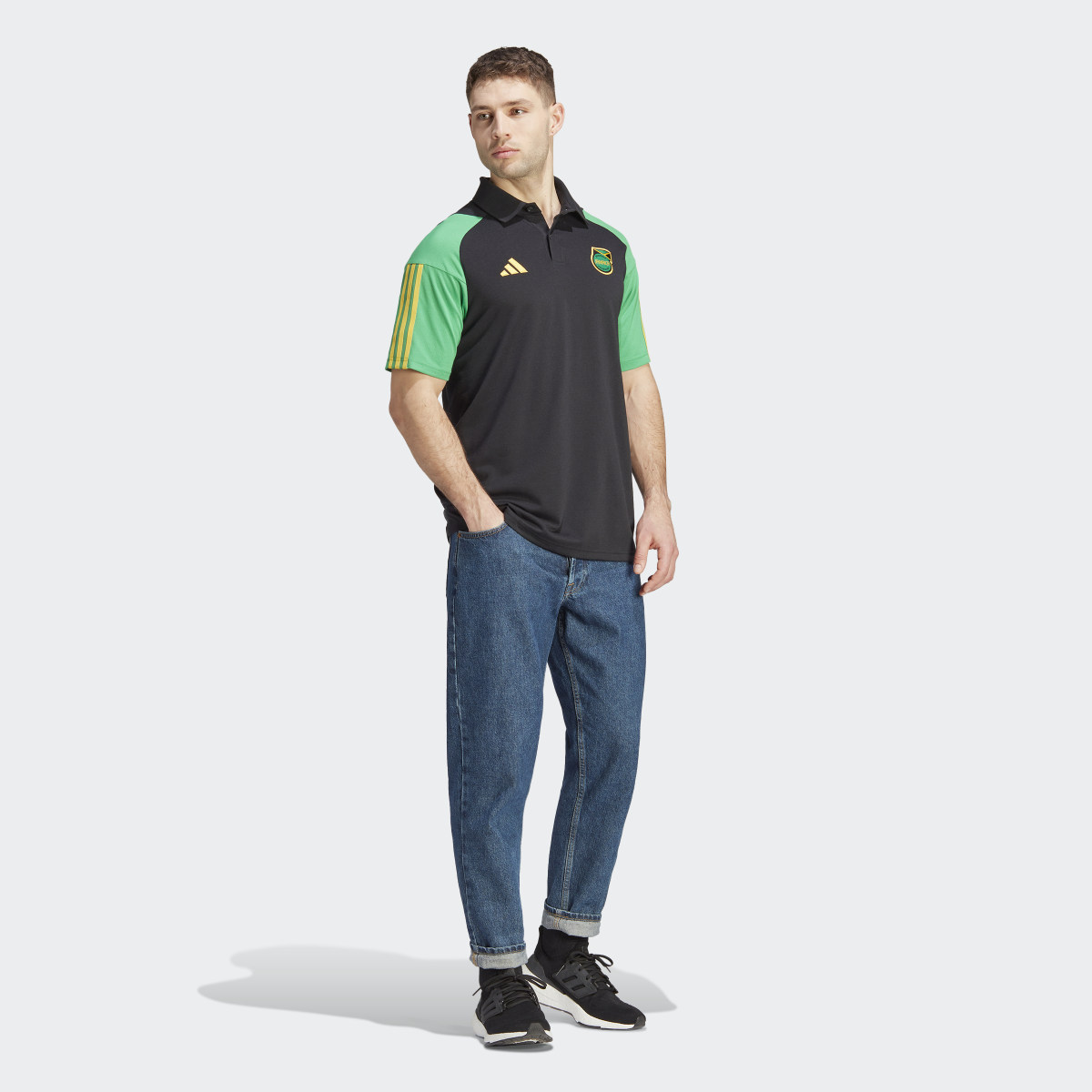 Adidas Jamaica Tiro 23 Cotton Polo Shirt. 4