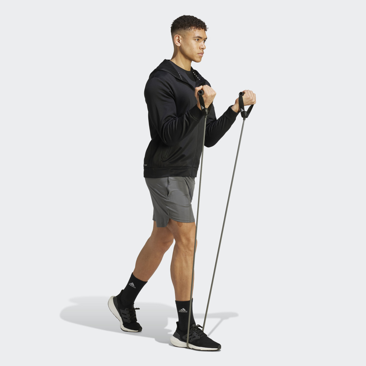 Adidas Train Essentials Seasonal Training Full-Zip Hoodie. 5
