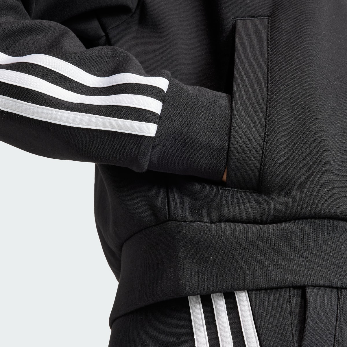 Adidas Future Icons 3-Stripes Full Zip Hoodie. 7