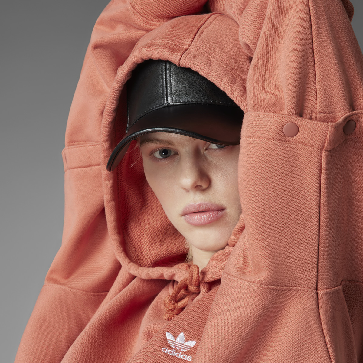 Adidas Always Original Snap-Button Hoodie. 6