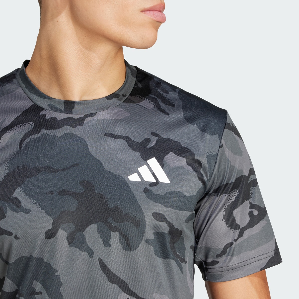 Adidas Train Essentials Seasonal Camo Tee. 6