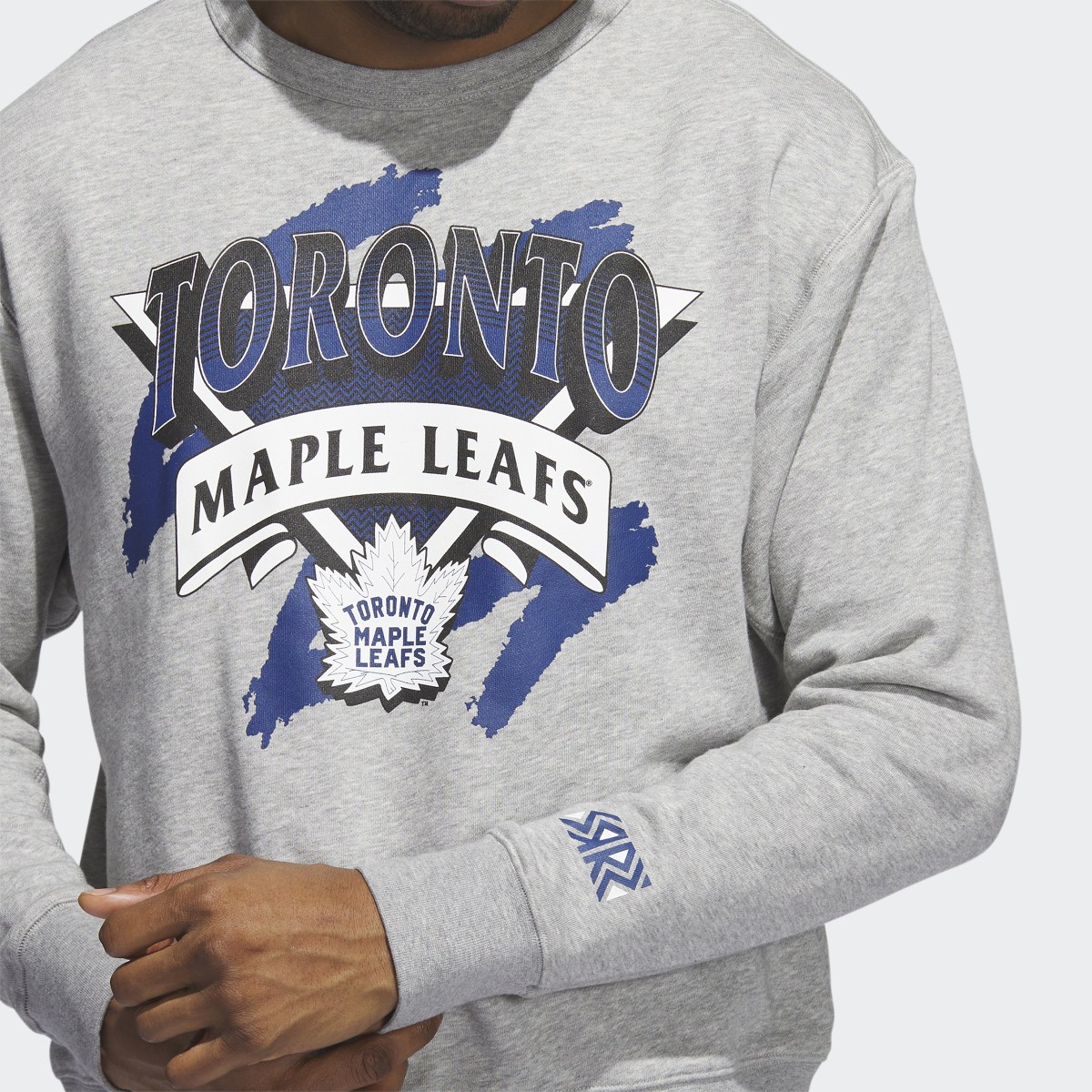 Adidas Maple Leafs Vintage Crew Sweatshirt. 6