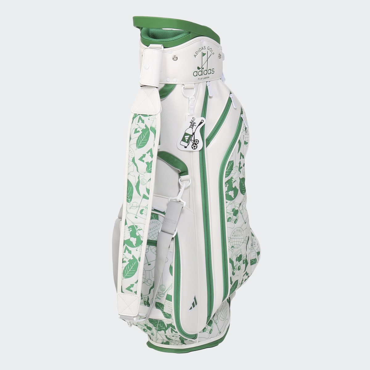 Adidas Bolsa de Golf Tripode Play Green. 9