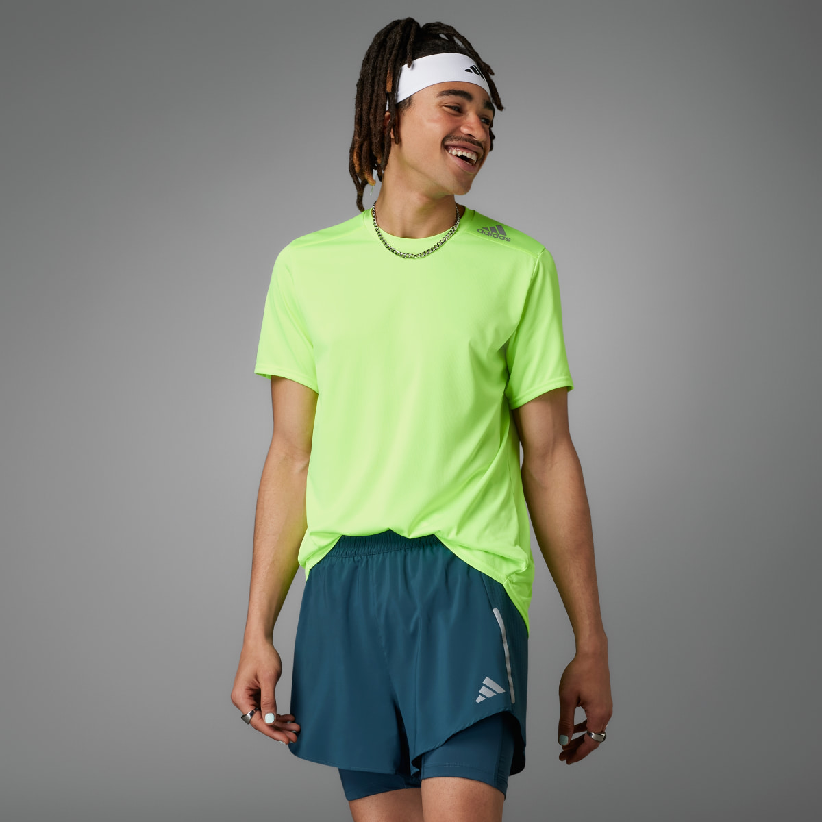 Adidas Short de running 2 en 1 Designed 4. 10