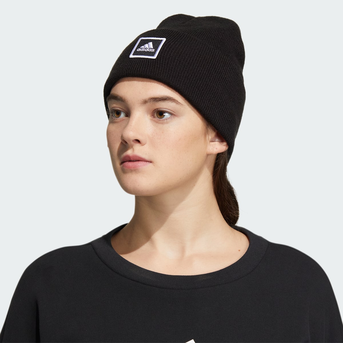 Adidas Wide-Cuff Fold Beanie. 4