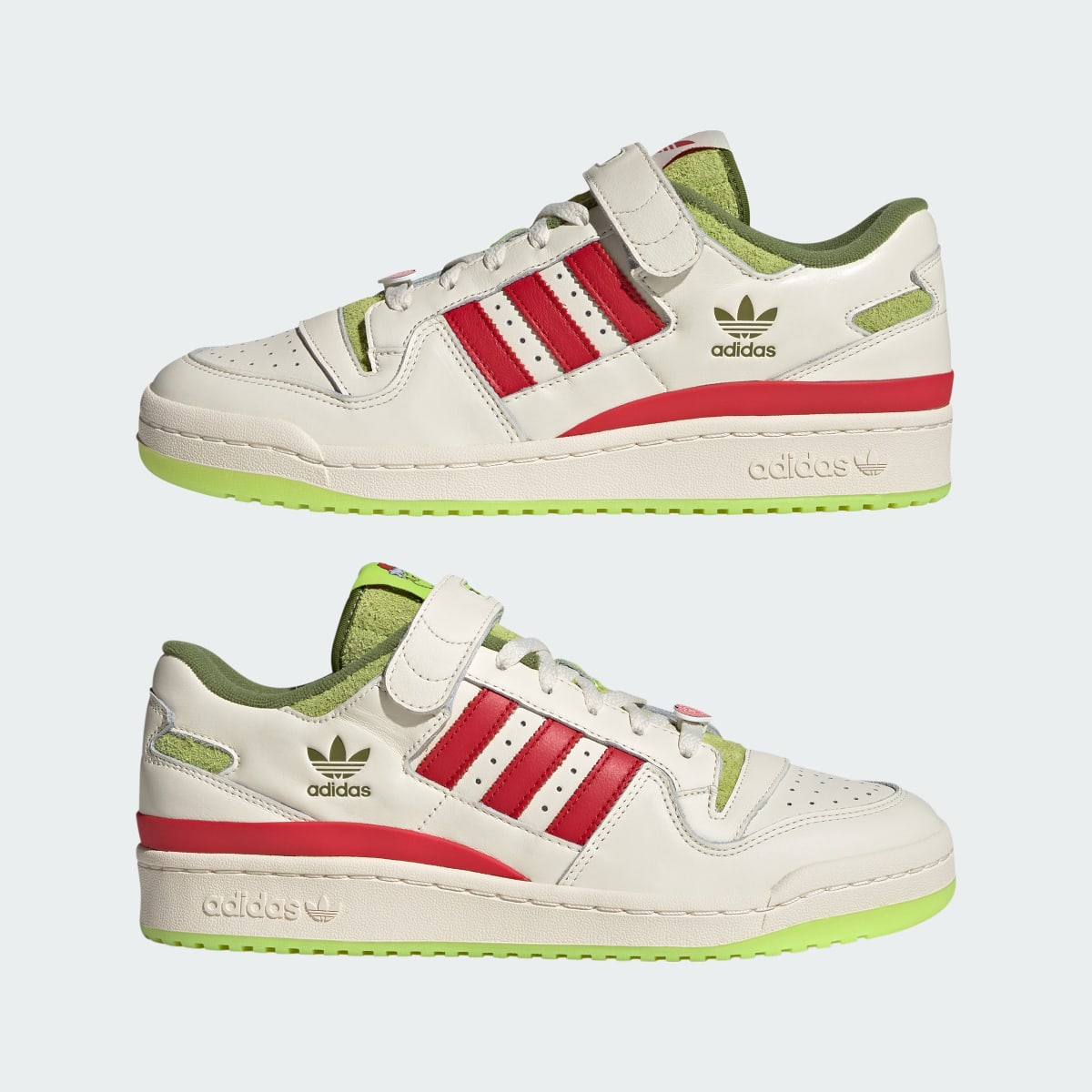 Adidas The Grinch Forum Low Shoes Kids. 10