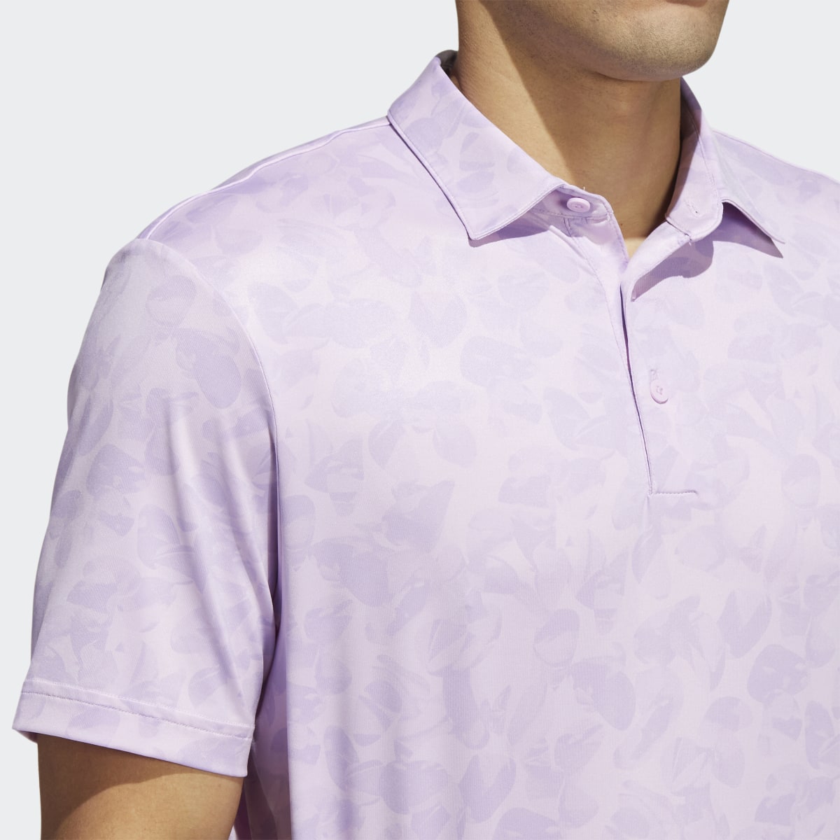 Adidas Prisma-Print Golf Polo Shirt. 7