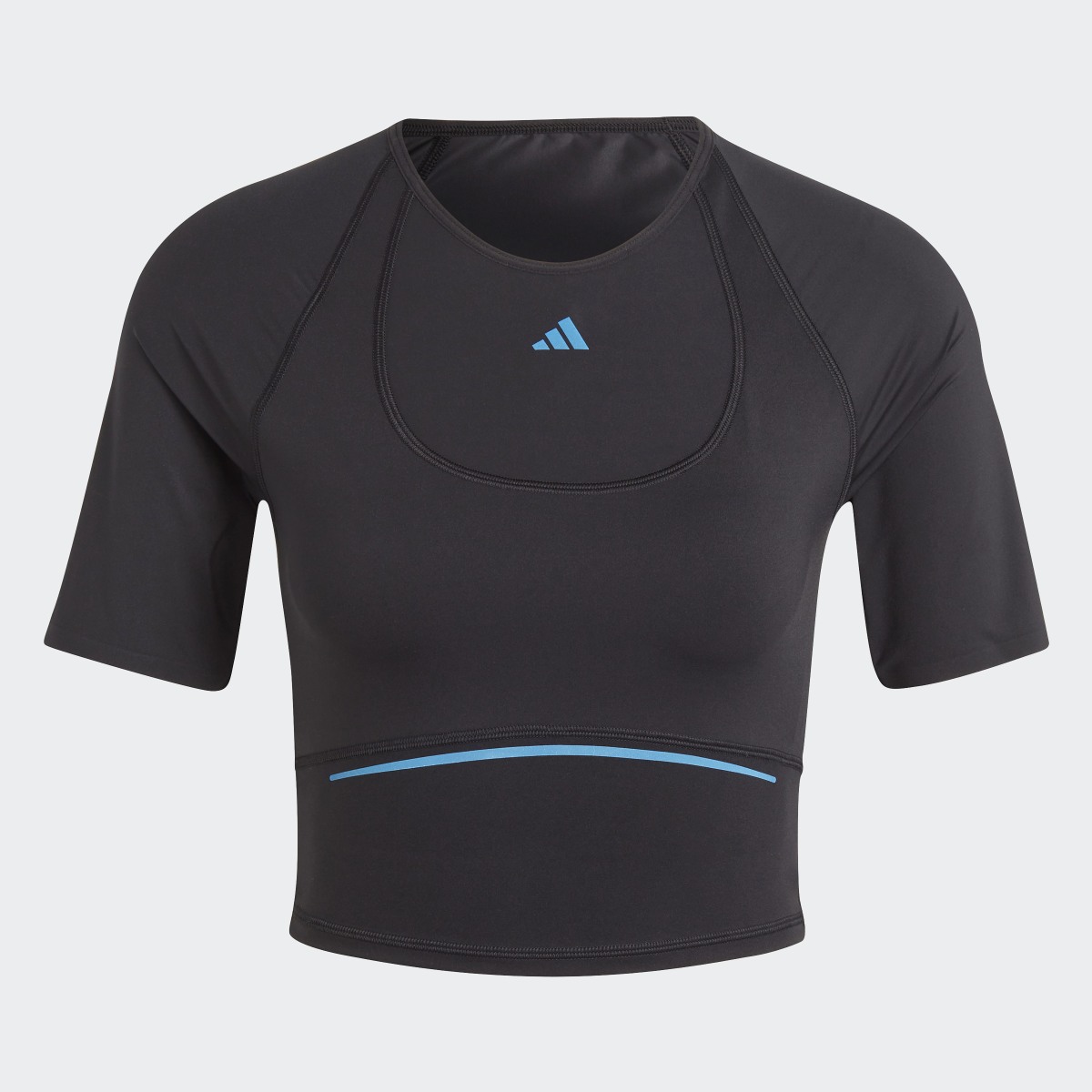 Adidas Tailored HIIT HEAT.RDY Training Crop Tee. 5