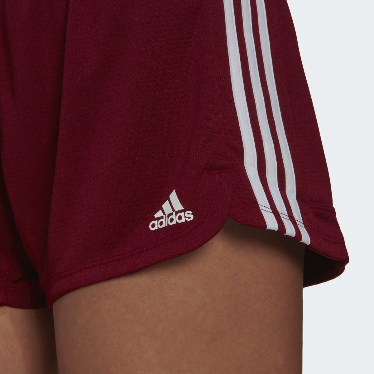 Adidas Pacer 3-Streifen Knit Shorts. 6