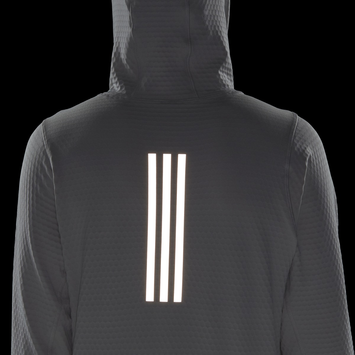 Adidas Sweat-shirt à capuche manches longues de running X-City Flooce. 6