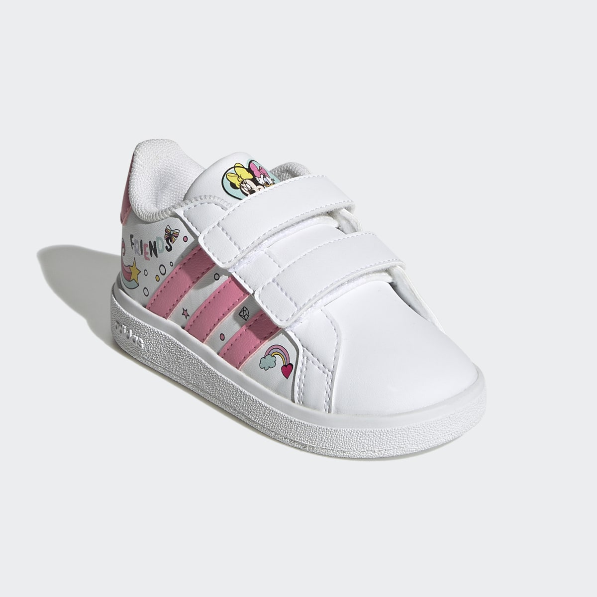Adidas Minnie Mouse Grand Court Elastic Laces and Top Strap Shoes. 5