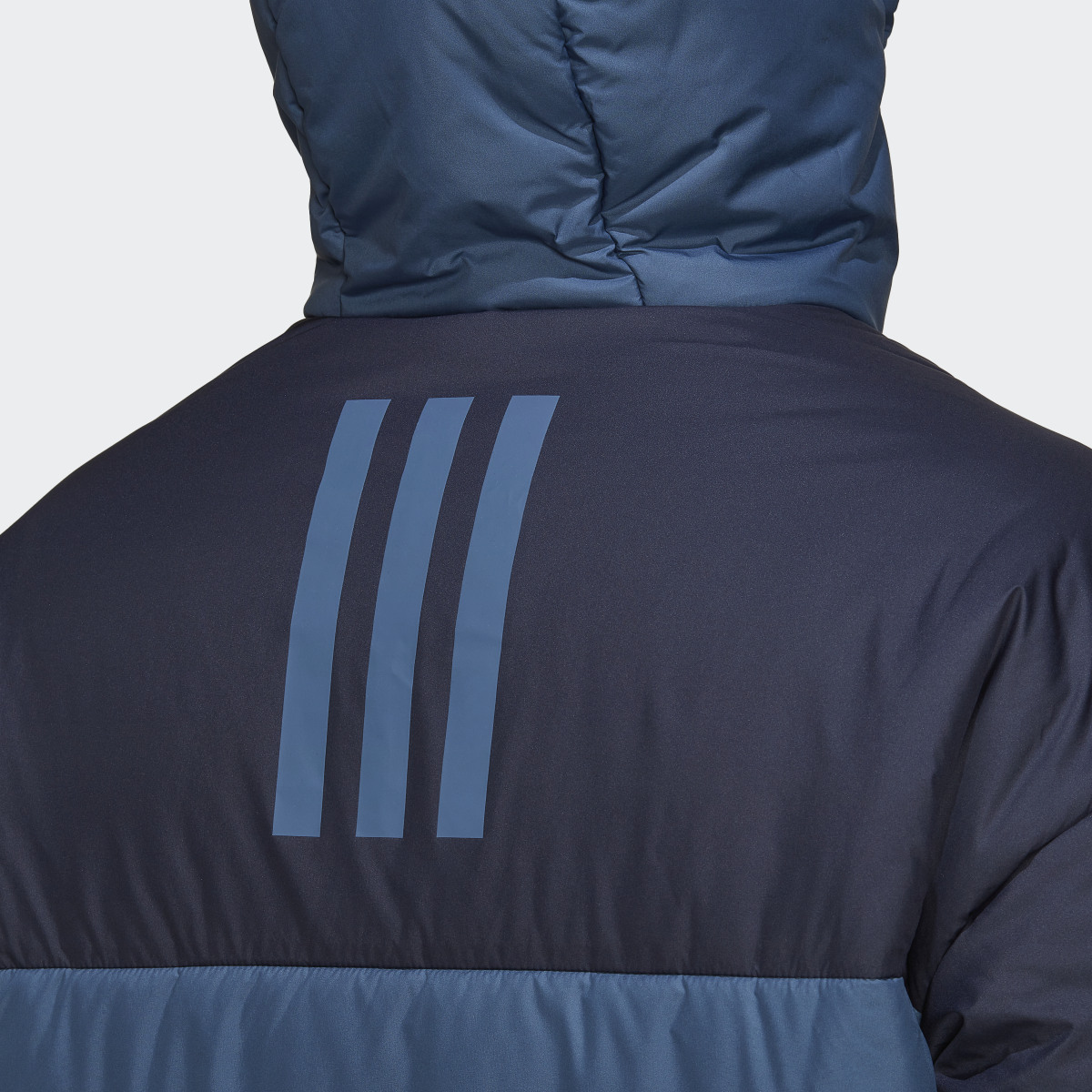 Adidas BSC 3-Stripes Puffy Hooded Jacket. 9