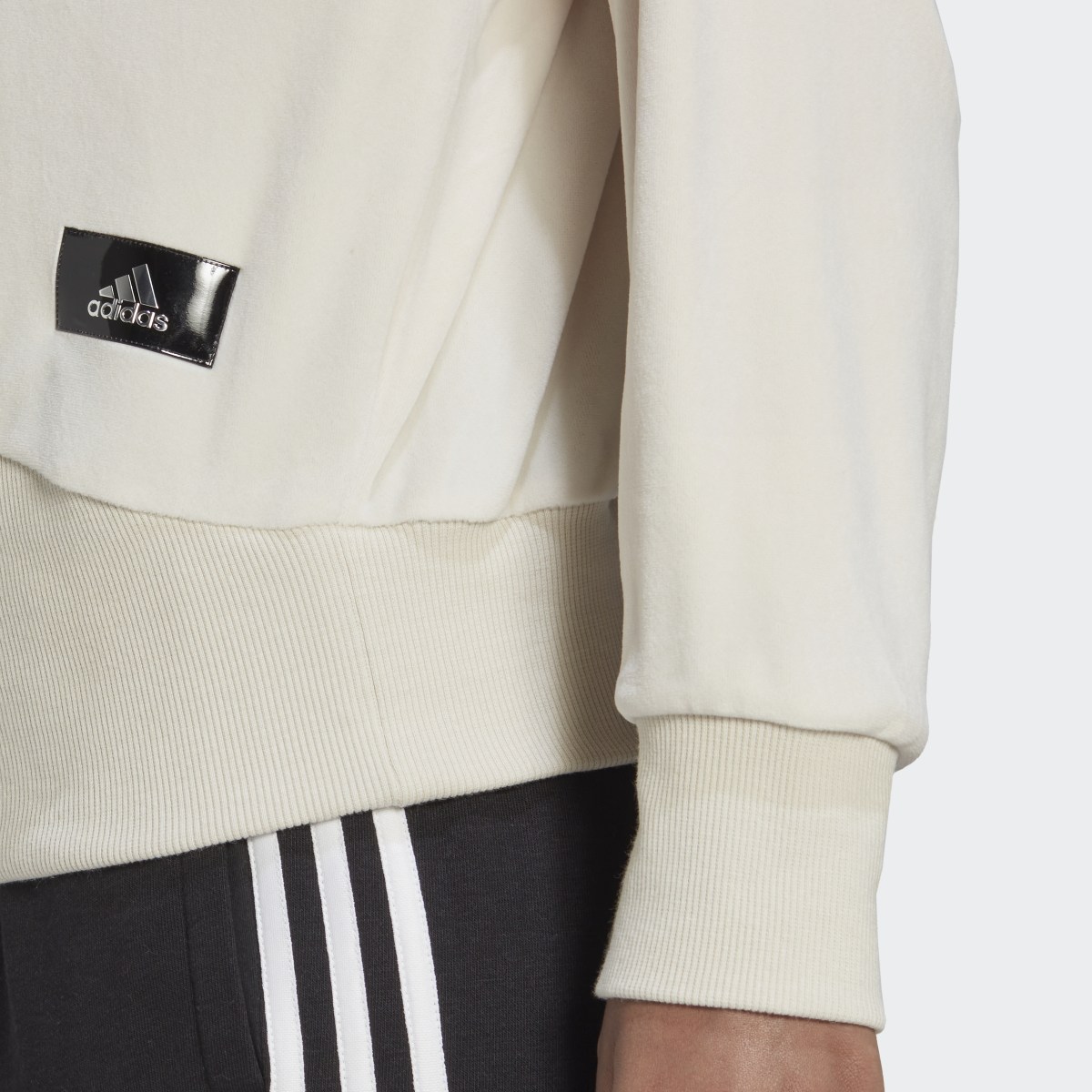 Adidas Holidayz Cozy Velour Sweatshirt. 7