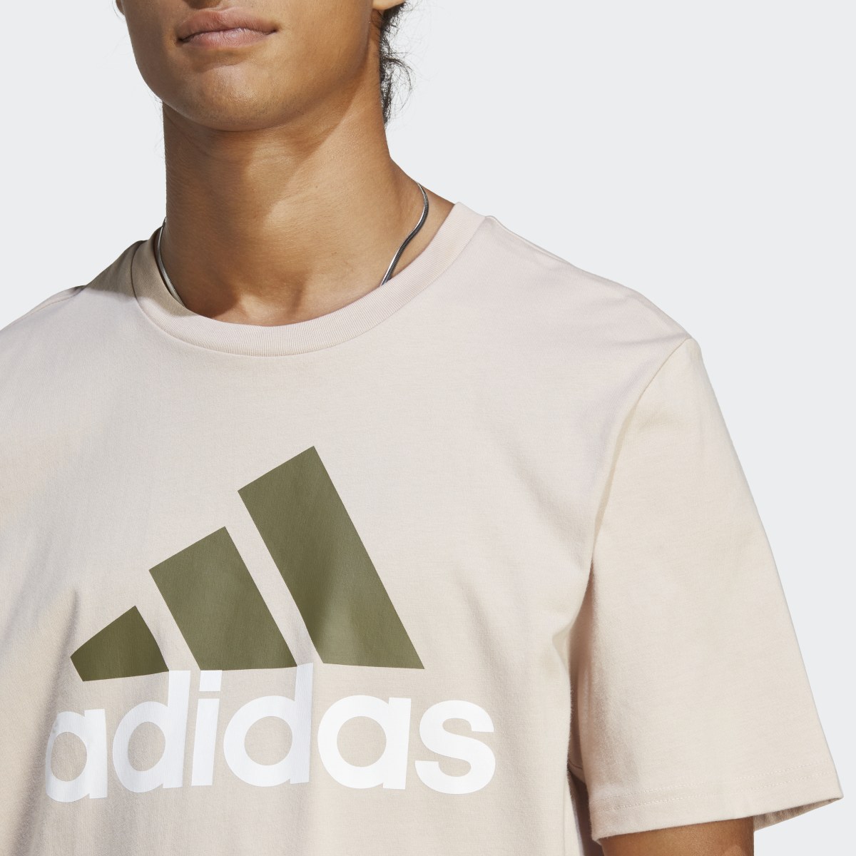 Adidas Essentials Single Jersey Big Logo Tee. 6
